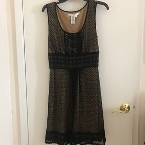 Studio M Black/Gold Formal Dress